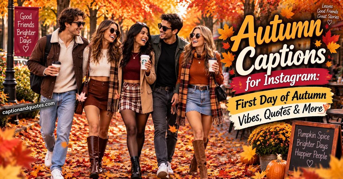 Autumn Captions For Instagram