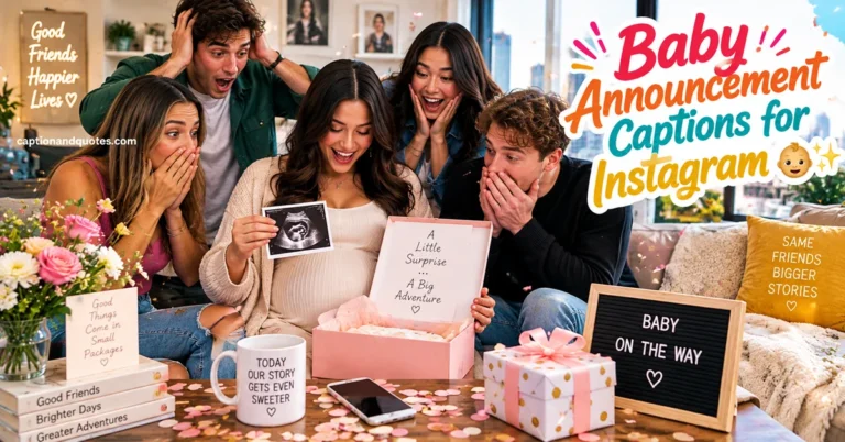 Baby Announcement Captions for Instagram