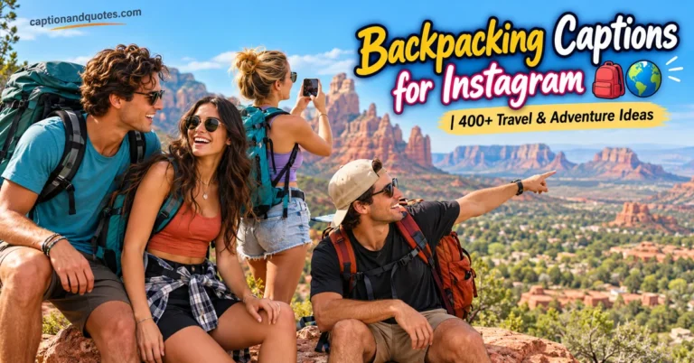 Backpacking Captions for Instagram
