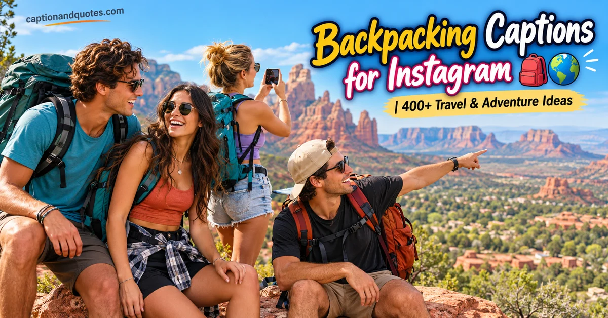 Backpacking Captions for Instagram