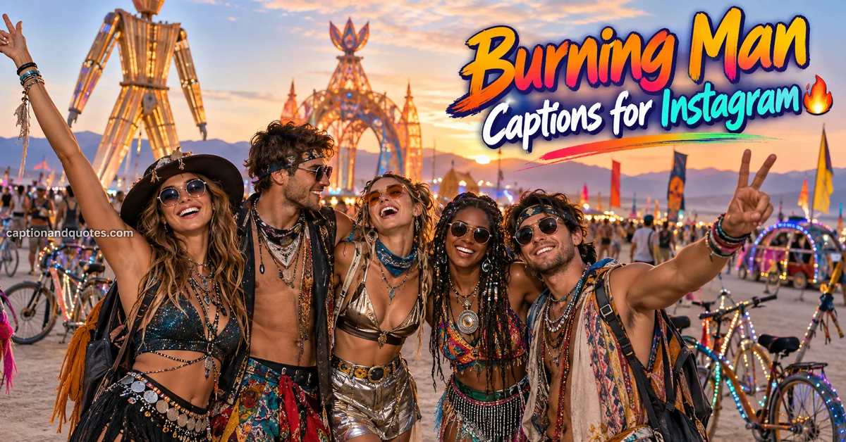 Burning Man Captions for Instagram