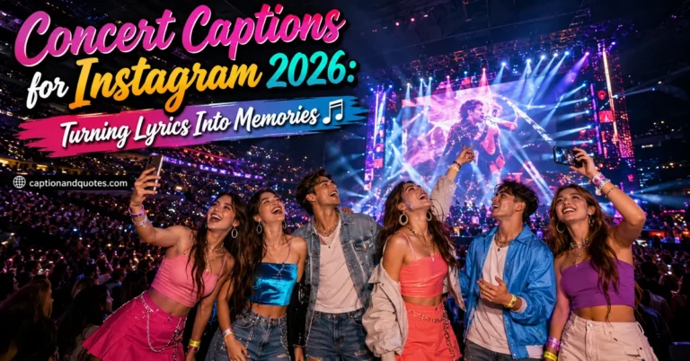 Concert Captions for Instagram