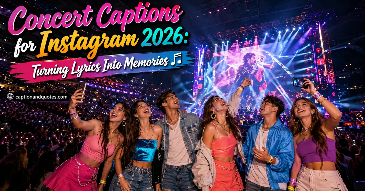 Concert Captions for Instagram