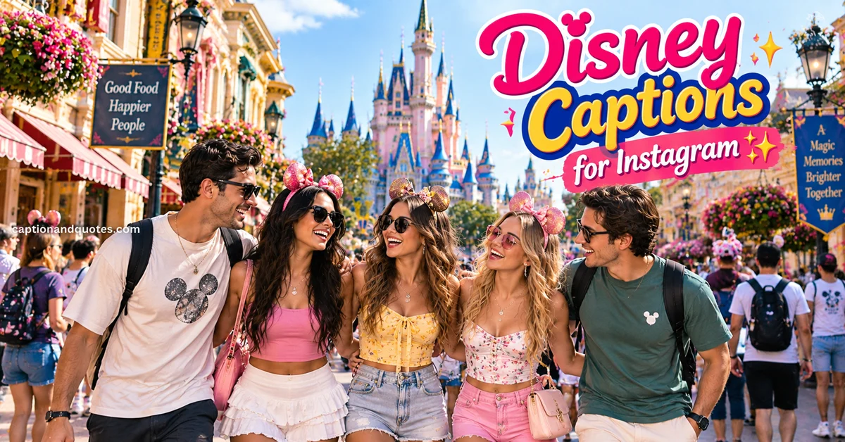 Disney Captions for Instagram