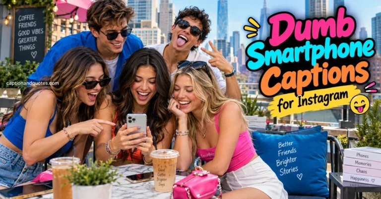 Dumb Smartphone Captions for Instagram