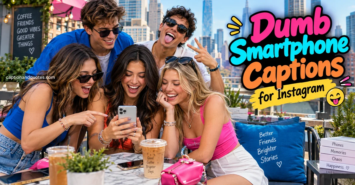 Dumb Smartphone Captions for Instagram