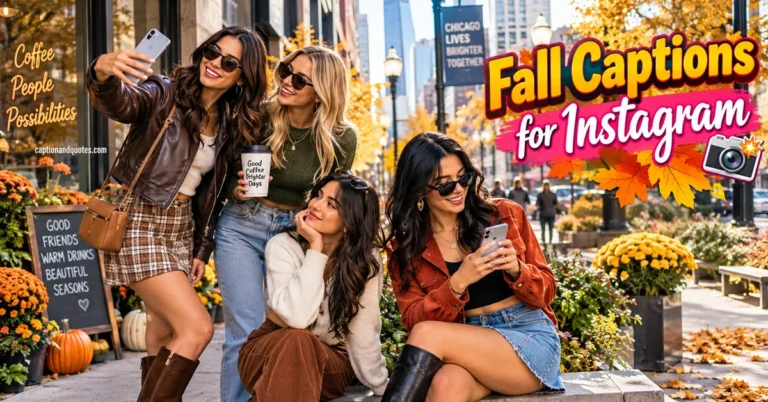 Fall Captions for Instagram