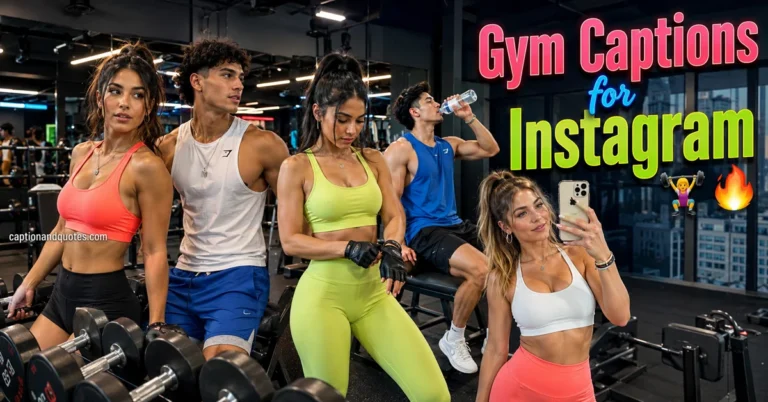 Gym Captions for Instagram