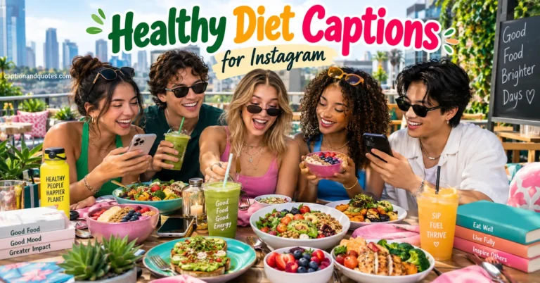 Healthy Diet Captions for Instagram
