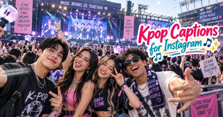 Kpop Captions for Instagram