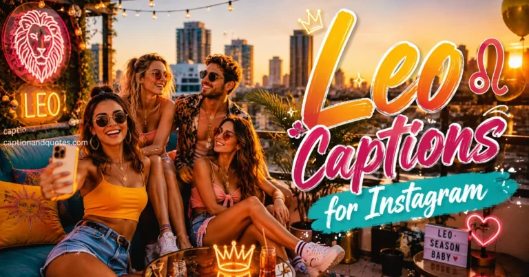 Leo Captions for Instagram