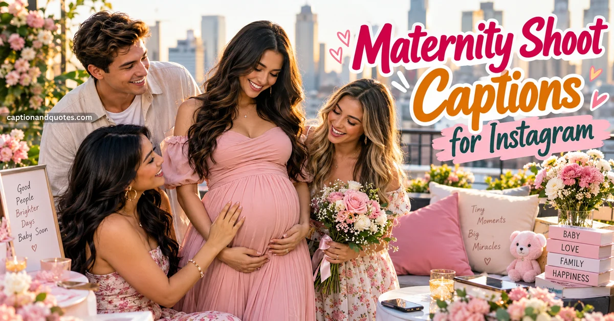 Maternity Shoot Captions for Instagram