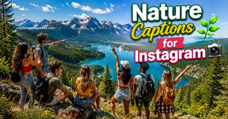 Nature Captions for Instagram