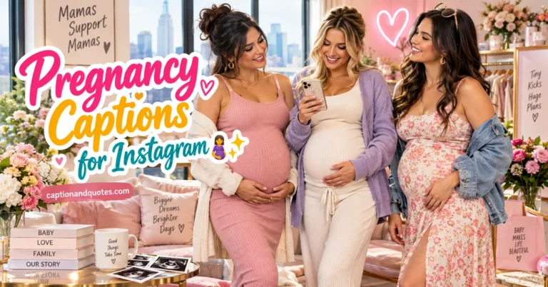 Pregnancy Captions for Instagram
