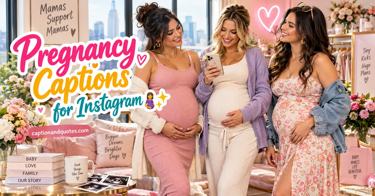 Pregnancy Captions for Instagram