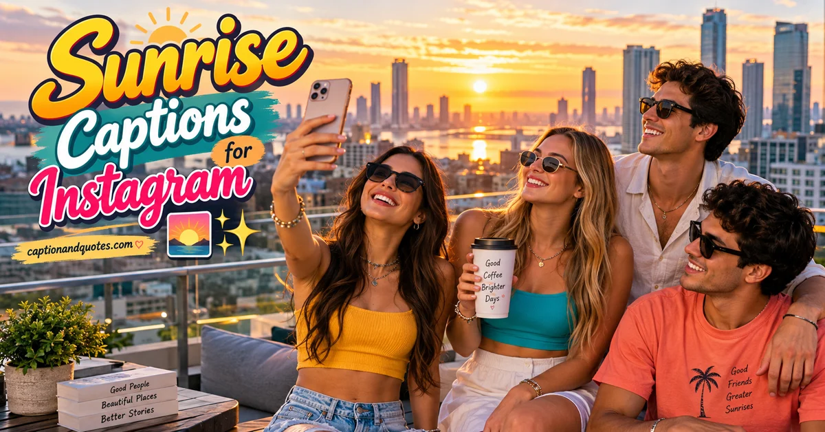 sunrise-captions-for-instagram