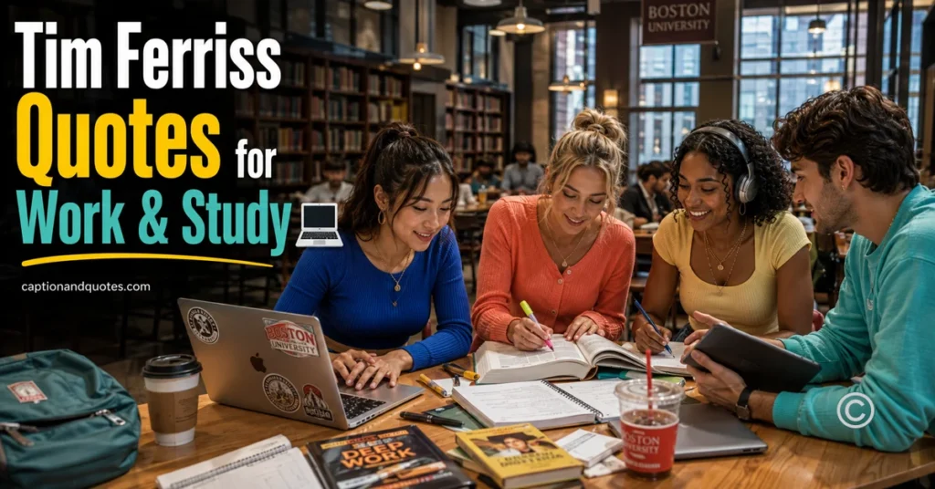 Tim Ferriss Quotes for Work & Study
