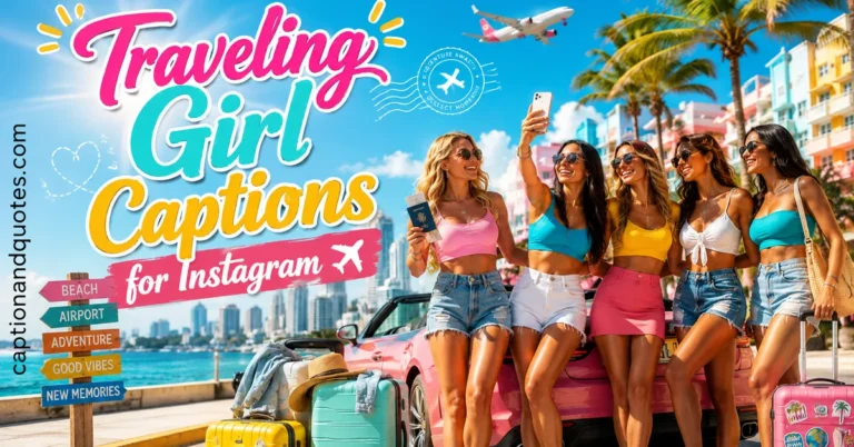 Traveling Girl Captions for Instagram