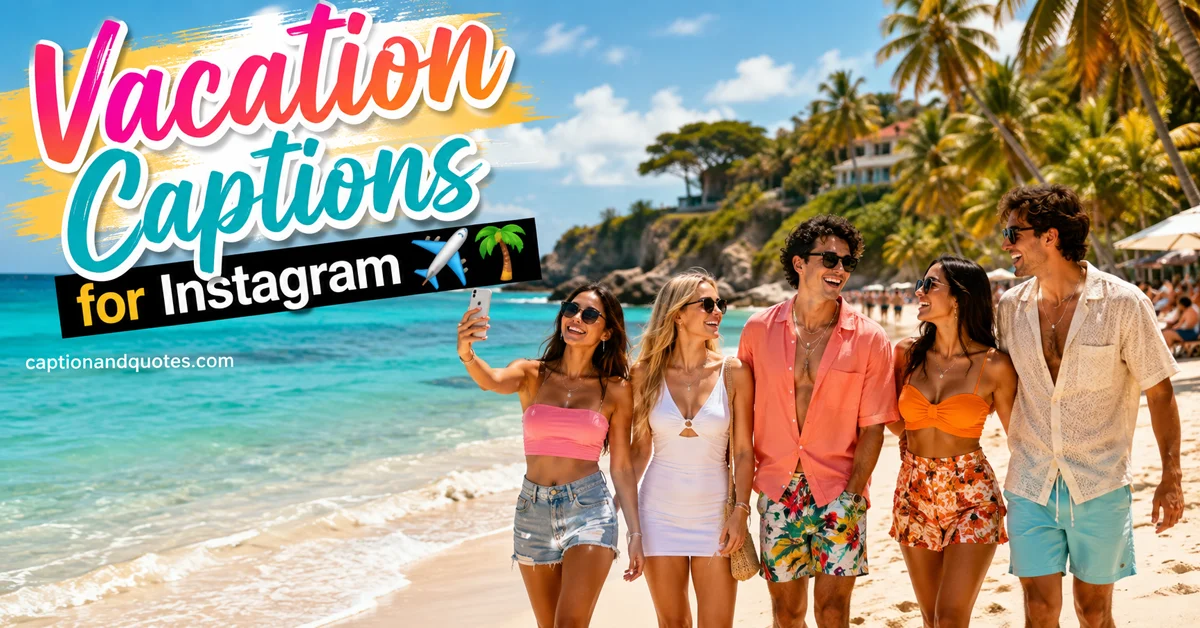 Vacation Captions for Instagram