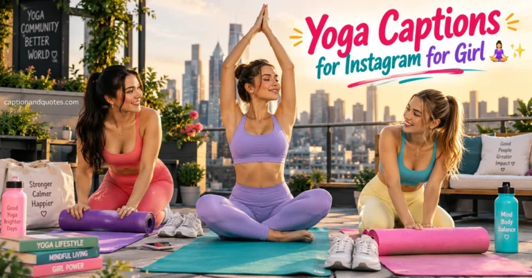 Yoga Captions for Instagram for Girl