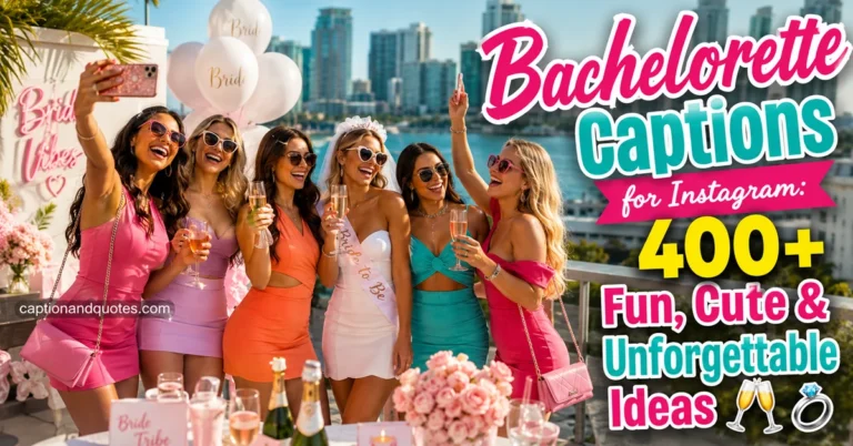 Bachelorette Captions for Instagram