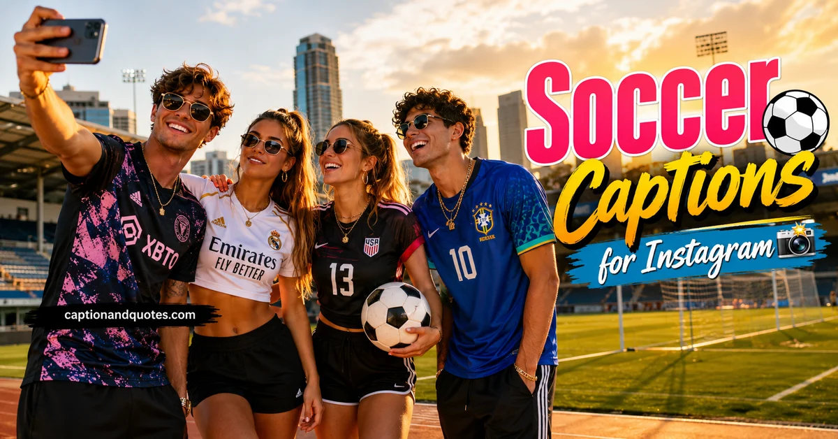 Soccer Captions for Instagram