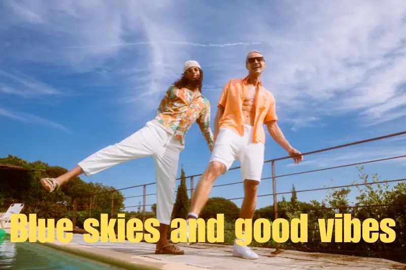 blue skies and good vibes
