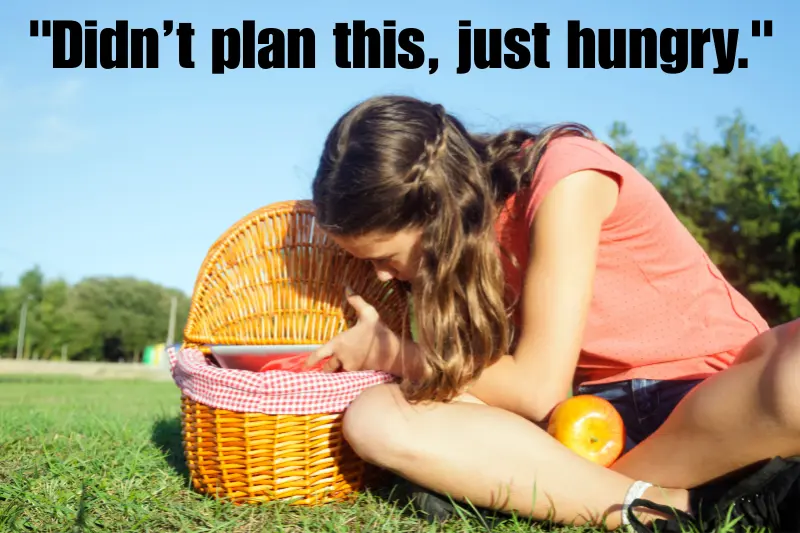 didn’t plan this, just hungry. 