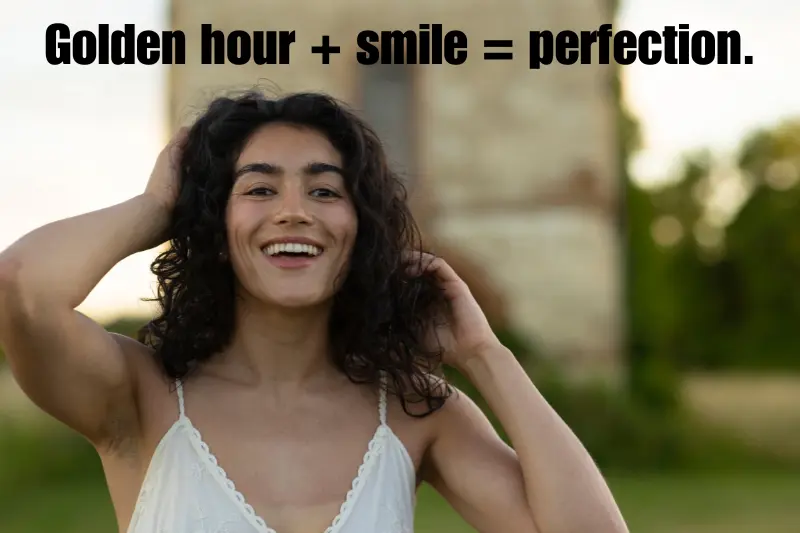 golden hour + smile = perfection. 