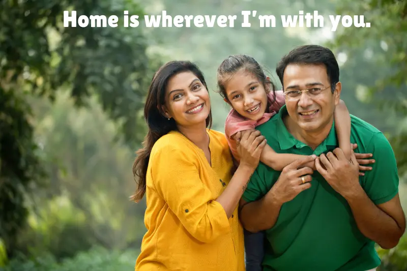 home is wherever i’m with you.