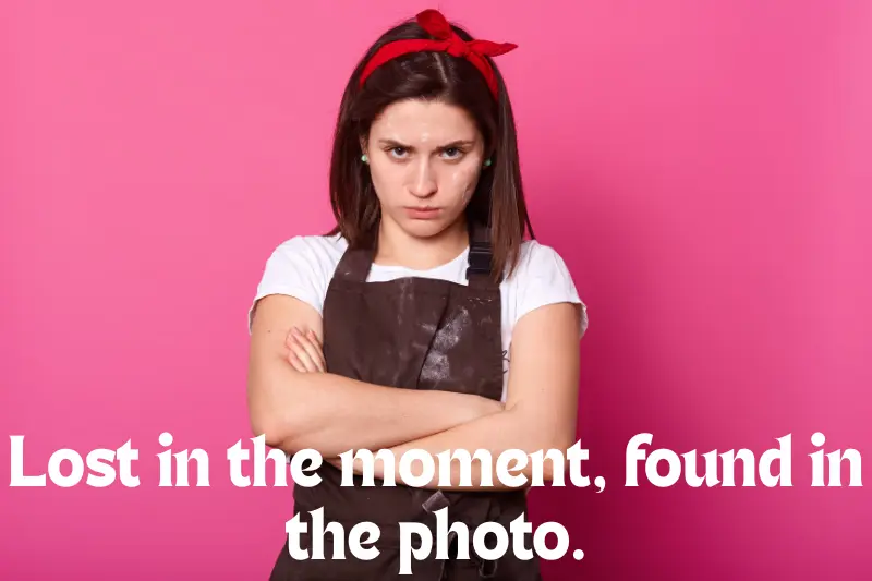 lost in the moment, found in the photo. 