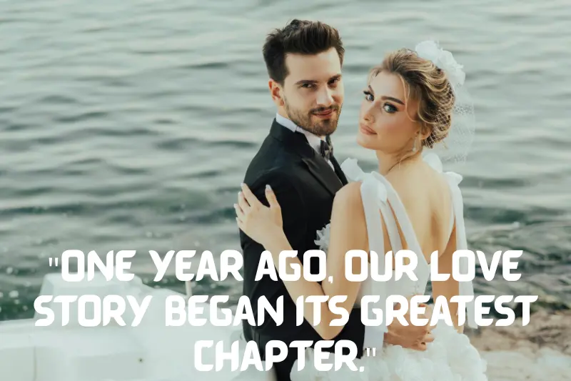 one year ago, our love story began its greatest chapter. 
