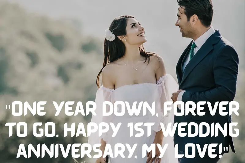 one year down, forever to go. happy 1st wedding anniversary, my love! 