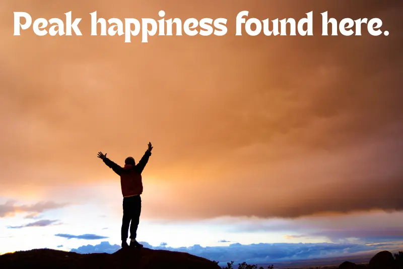 peak happiness found here. 