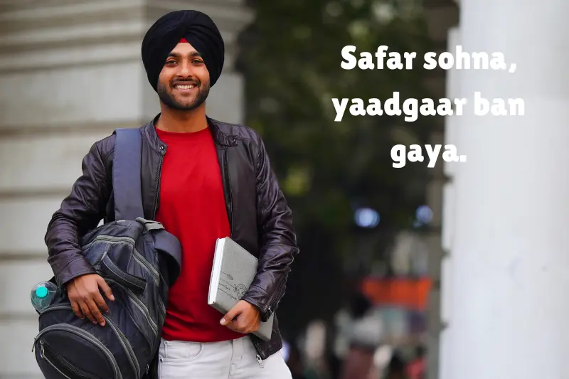 safar sohna, yaadgaar ban gaya. 
