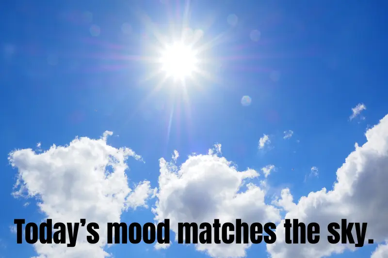 today’s mood matches the sky. 