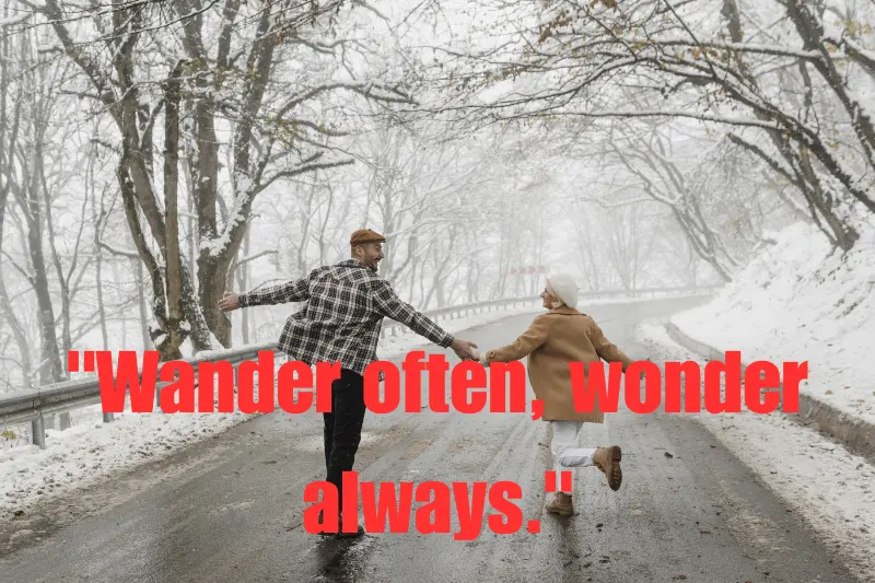 wander often, wonder always.