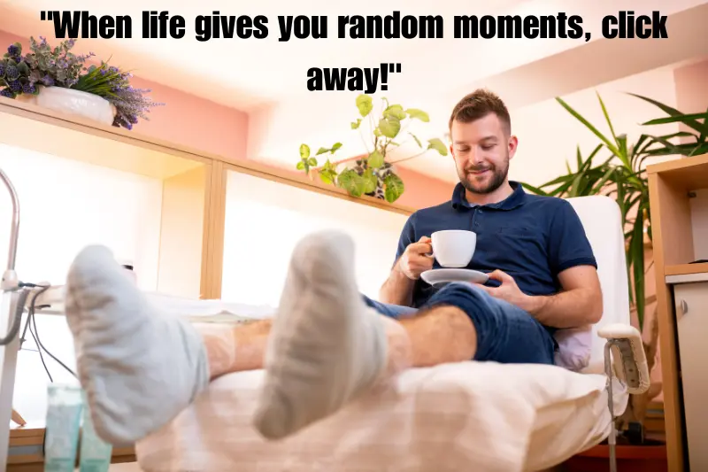 when life gives you random moments, click away! 