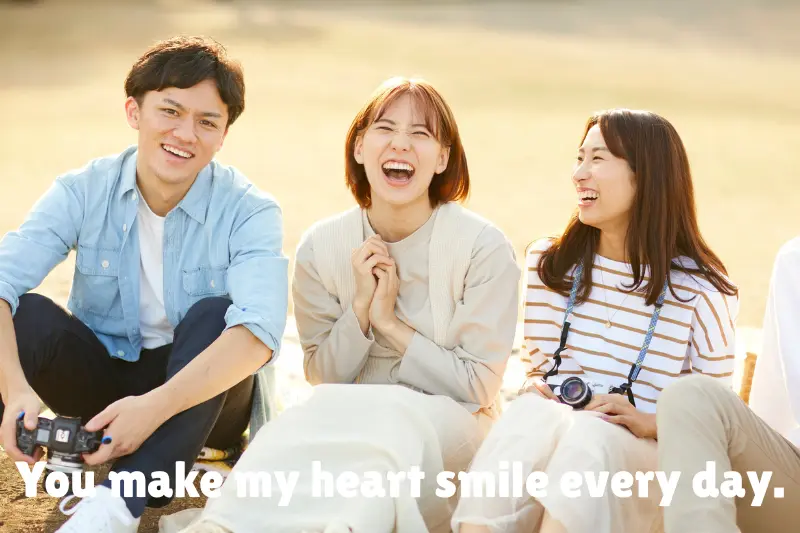 you make my heart smile every day. 